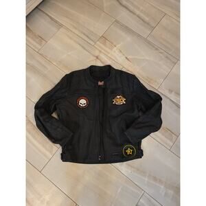 TOURMASTER COASTER SERIES III PADDED BLACK LEATHER MOTORCYCLE JACKET MENS 50 3XL